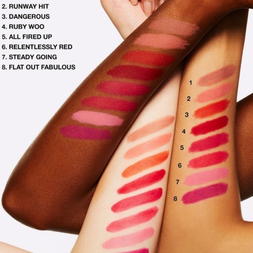 π MAC Relentlessly Red 706 Retro Matte Lipstick - Picture 4 of 6